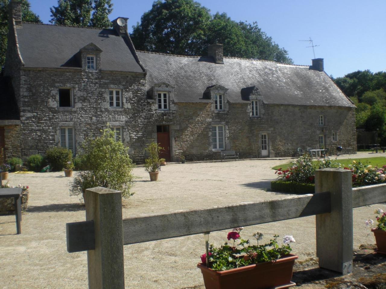 La Vraie-Croix Manoir De Treguヴィラ エクステリア 写真